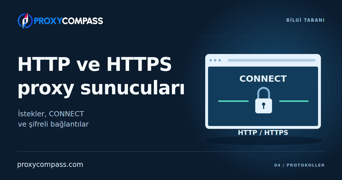 HTTP ve HTTPS Proxy Sunucuları
