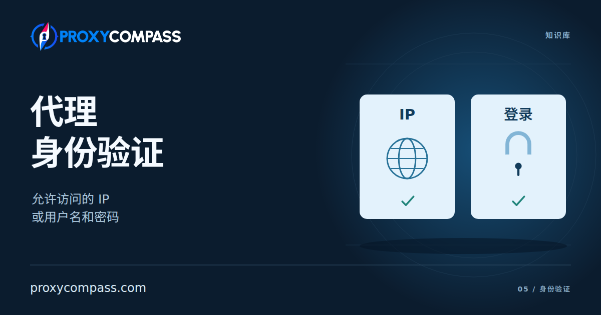 代理身份验证:IP 白名单还是用户名和密码?