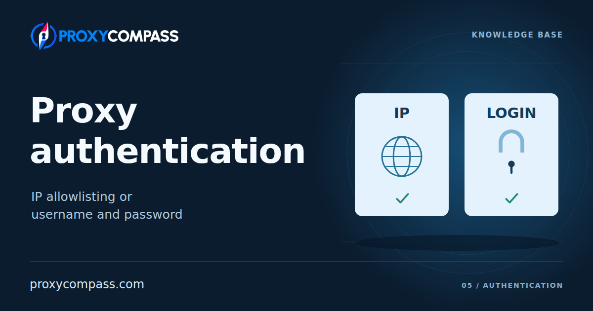 Proxy Authentication: IP Allowlisting or Username and Password?