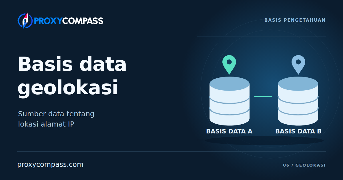 Basis Data dan Alat Pemeriksa Geolokasi IP
