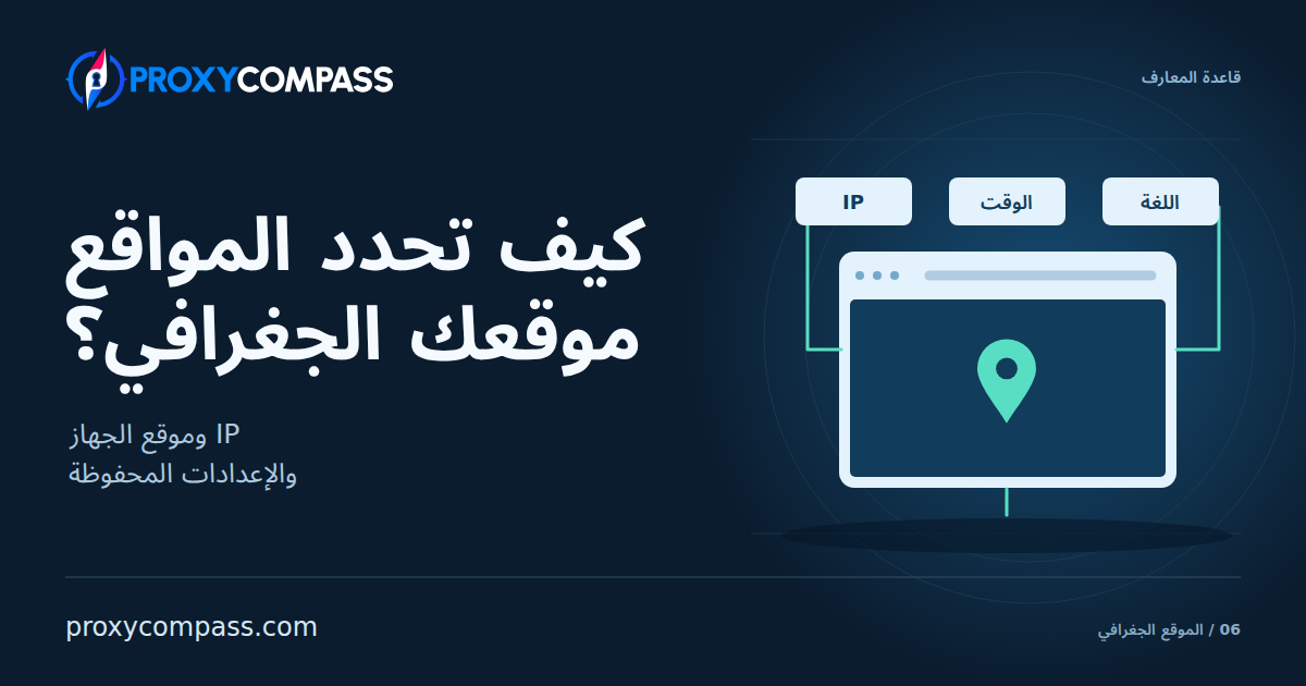 كيف تحدد المواقع موقعك الجغرافي؟
