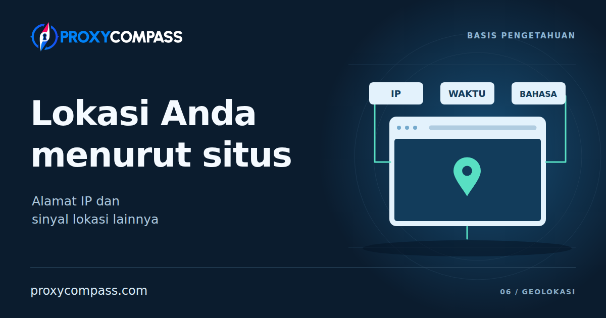 Cara Situs Web Menentukan Lokasi Anda
