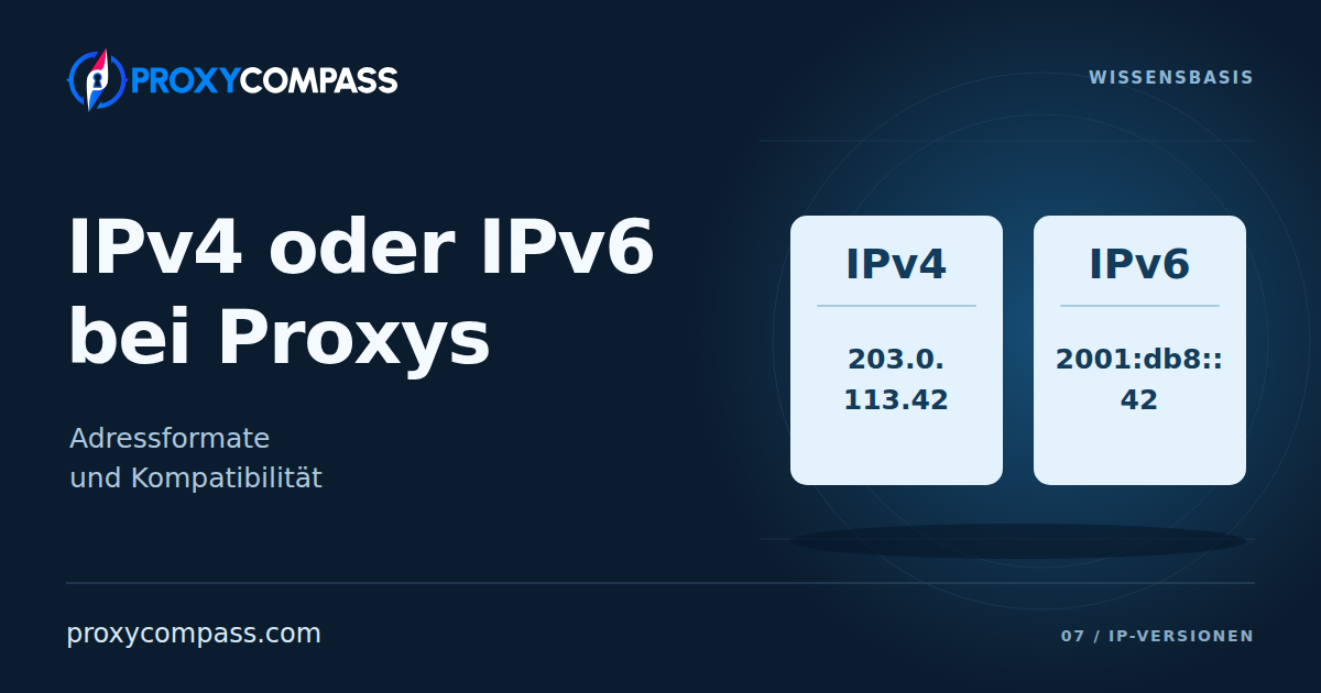 IPv4- und IPv6-Proxies im Vergleich