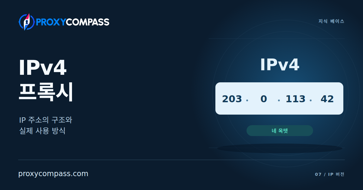 IPv4 프록시