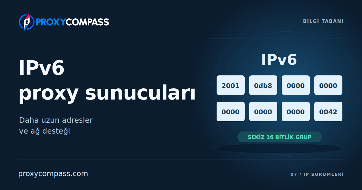 IPv6 Proxy Sunucuları