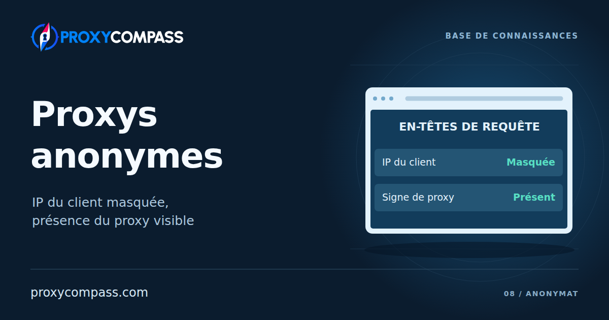 Proxys anonymes