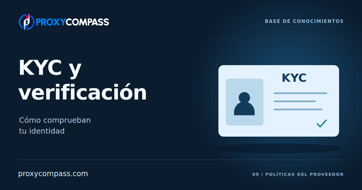 KYC y verificación de identidad