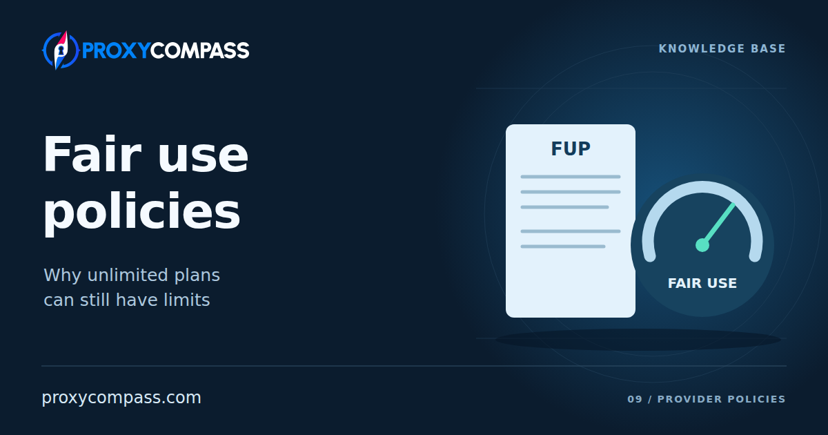 Fair Use Policies