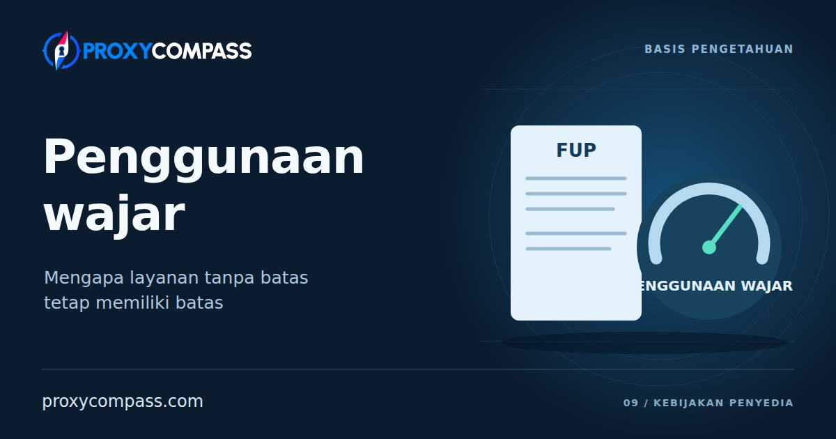 Kebijakan Penggunaan Wajar