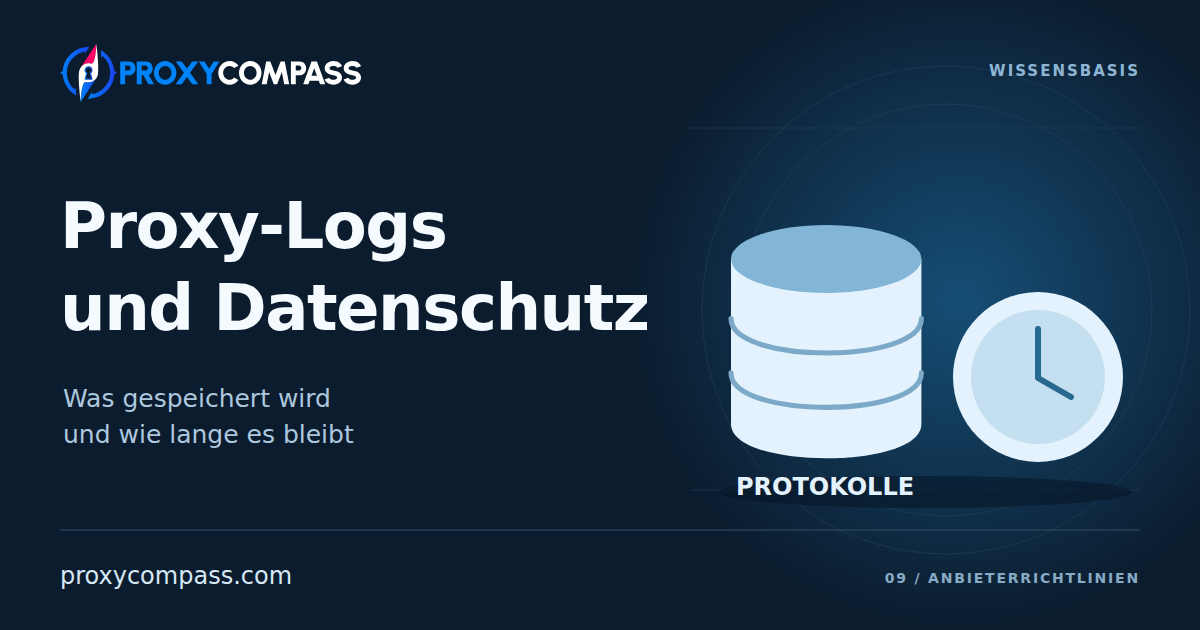 Proxyprotokollierung und Datenschutz