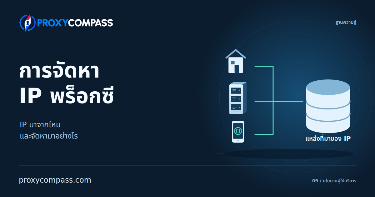 การจัดหา IP