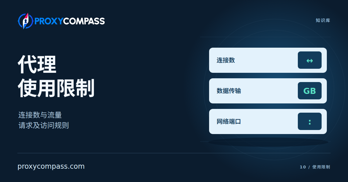 代理使用限制