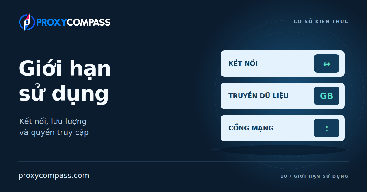 Giới hạn sử dụng proxy
