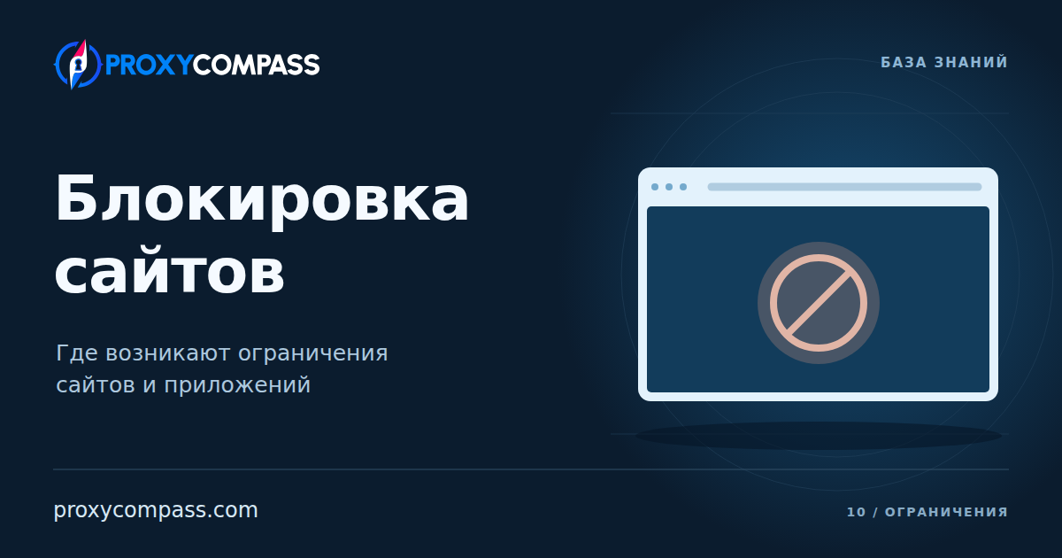 Блокировка сайтов и приложений