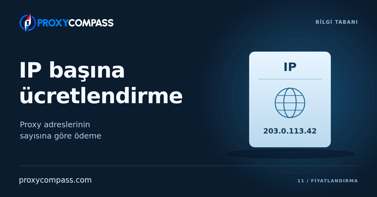 IP Başına Ücretlendirme