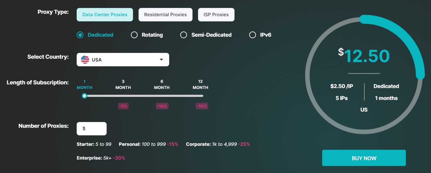 Rayobyte Price Calculator