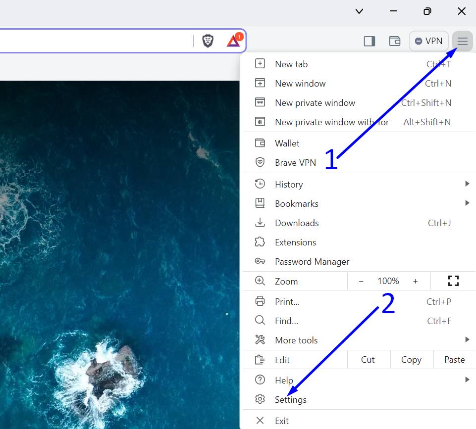 bravebrowser 添加代理