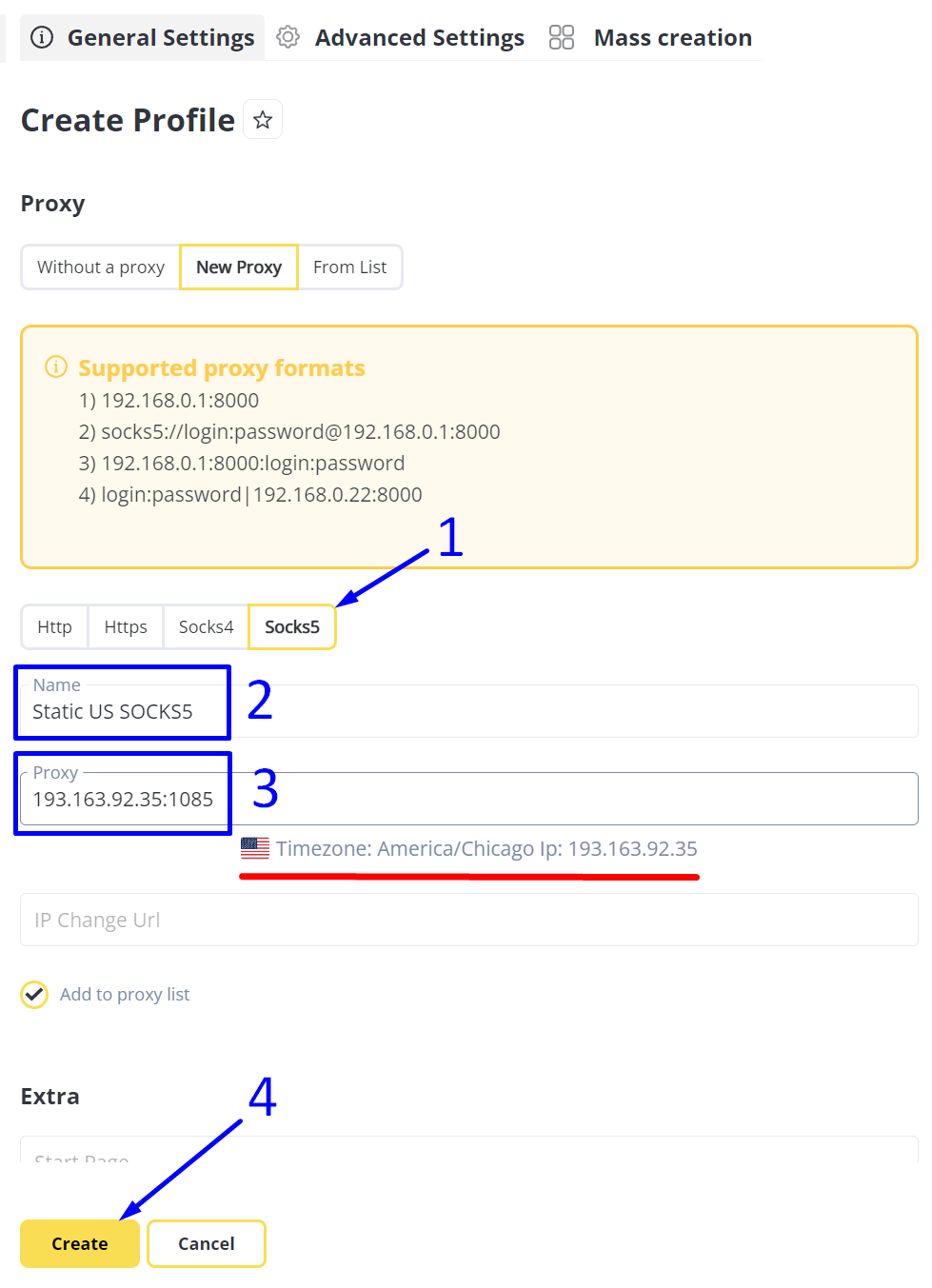 Antik Menambahkan Proxy