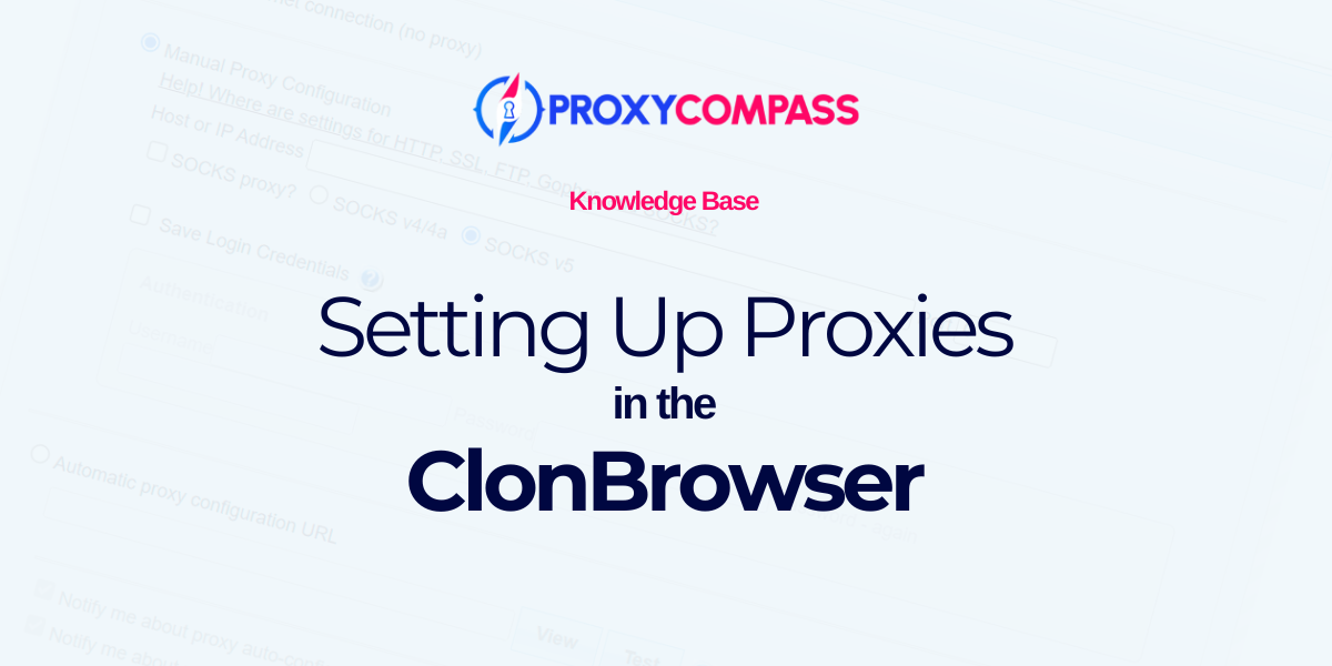 หน้าปกพร็อกซี ClonBrowser
