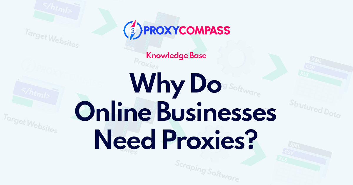 Por que as empresas online precisam de proxies?