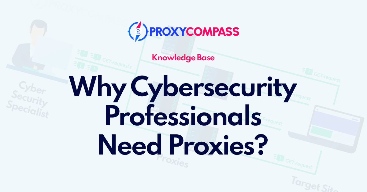Why Cybersecurity Professionals Need Proxies?