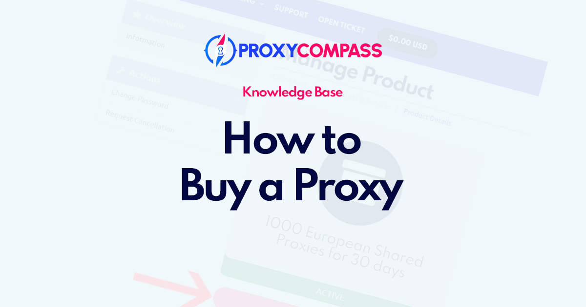 Cách mua proxy