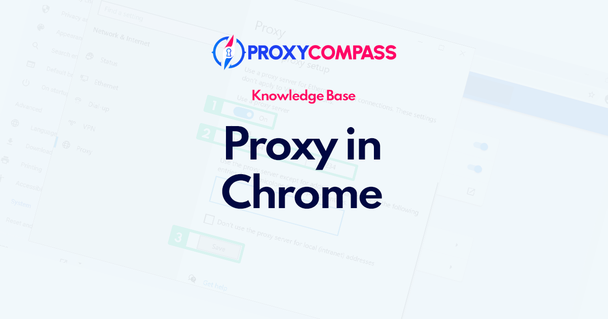 Come configurare i server proxy nel browser Chrome