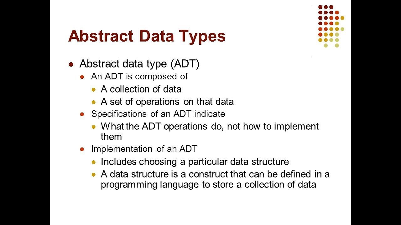 Tipo di dati astratti (ADT)