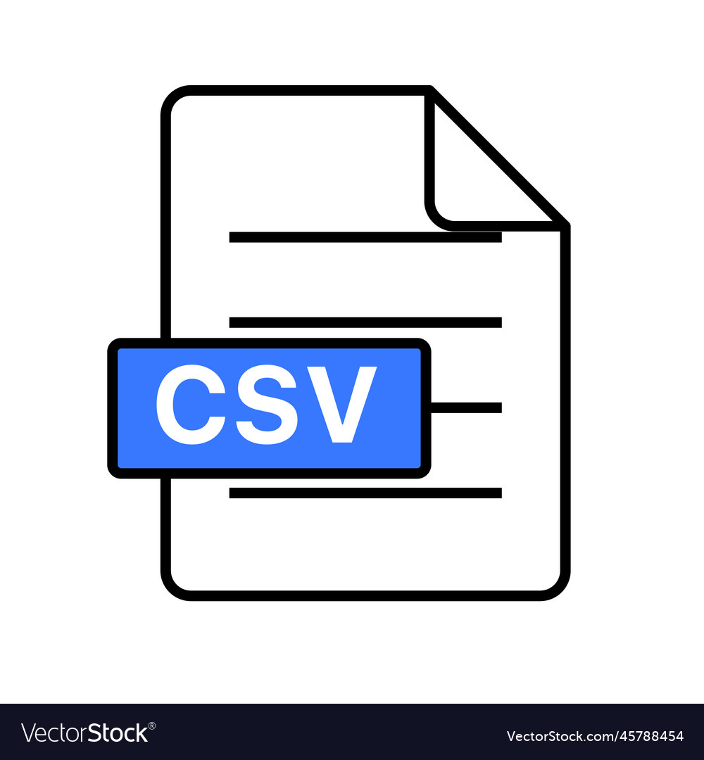 قيم مفصولة بفواصل (CSV)