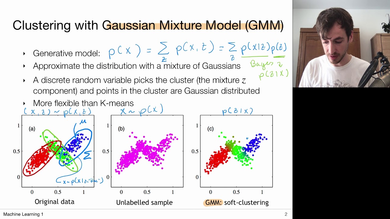 Gaussian mixture models