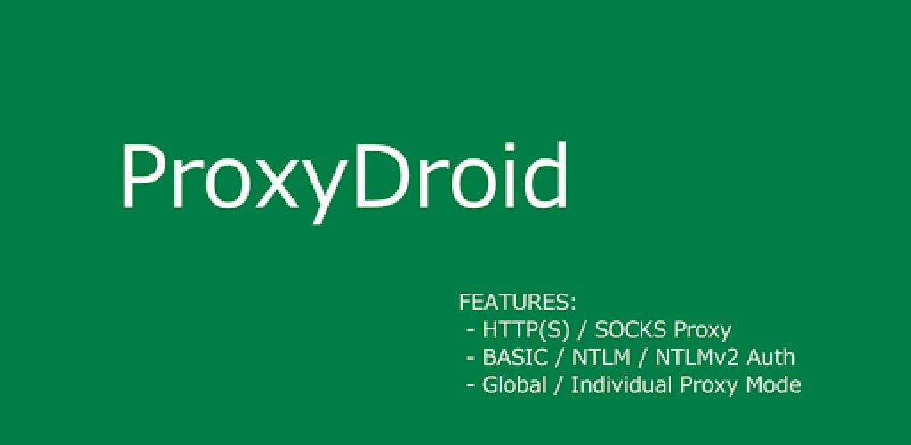 Intégration du proxy ProxyDroid