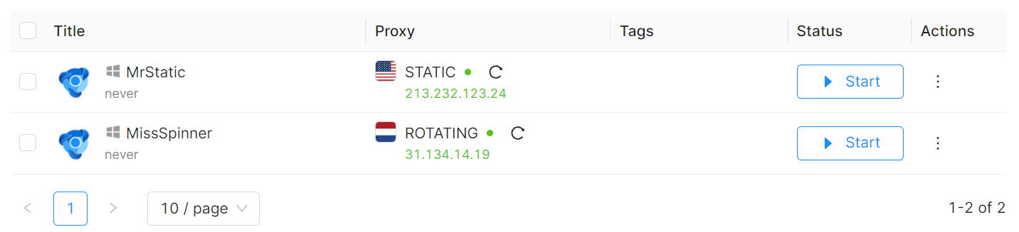 proxy ottobrowser che assegnano risultati