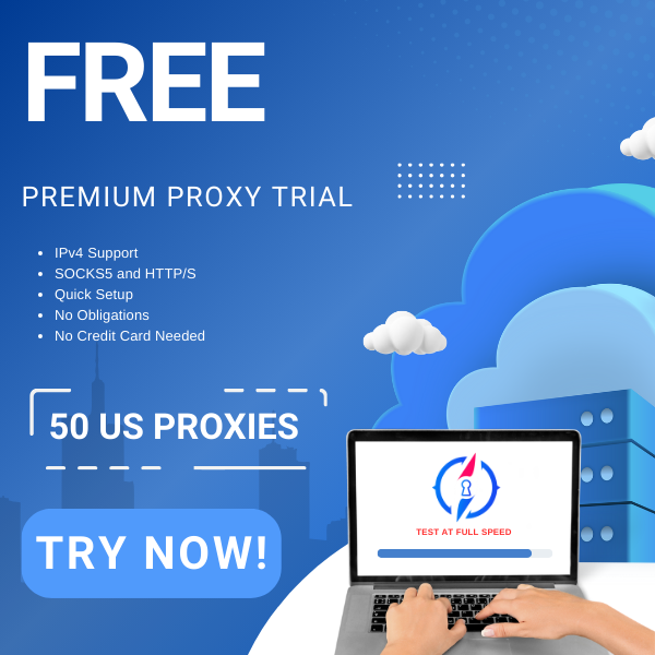 Banner de prueba de proxy gratuito